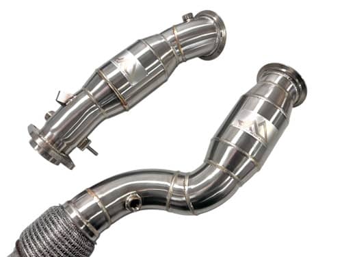 Kies-Motorsports Mastery of Art and Design MAD BMW S58 CATTED DOWNPIPES M2 M3 M4 G80 G82 G83 G87 W/ FLEX SECTION