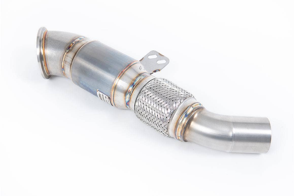 Kies-Motorsports Milltek Milltek 4.5" Downpipe with 90mm Flex & 100 CPSI Race Cat
