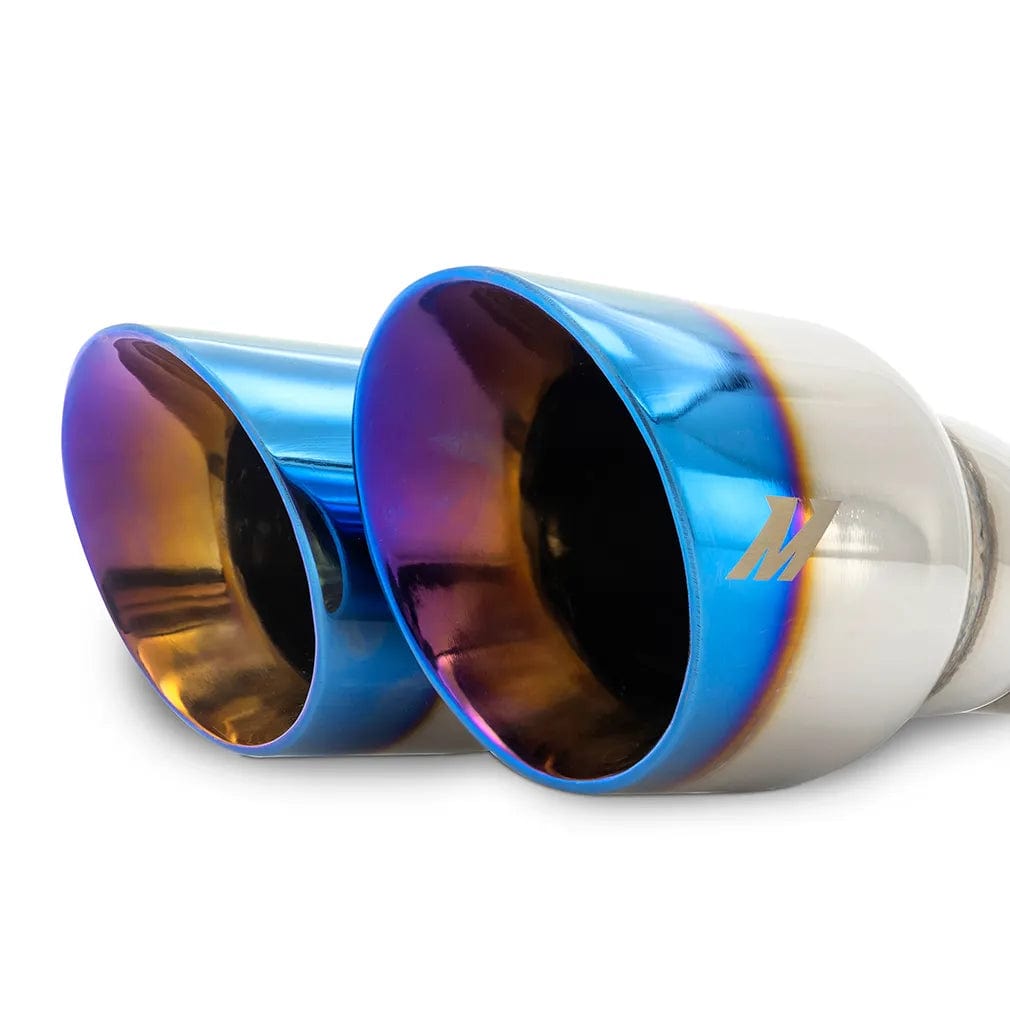 Kies-Motorsports Mishimoto Mishimoto Dual Offset Tips 2.5in Inlet 3in Outlet Slash Cut - Burnt