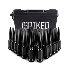 Kies-Motorsports Mishimoto Mishimoto Mishimoto Steel Spiked Lug Nuts M14 x 1.5 32pc Set Black