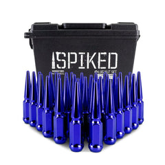 Kies-Motorsports Mishimoto Mishimoto Mishimoto Steel Spiked Lug Nuts M14 x 1.5 32pc Set Blue