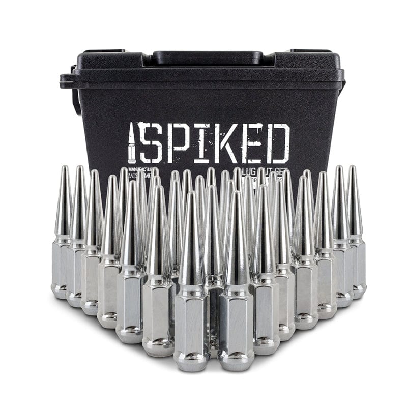 Kies-Motorsports Mishimoto Mishimoto Mishimoto Steel Spiked Lug Nuts M14 x 1.5 32pc Set Chrome