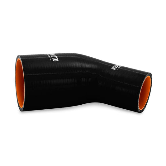 Kies-Motorsports Mishimoto Mishimoto Silicone Reducer Coupler 45 Degree 1.75in to 2.5in - Black
