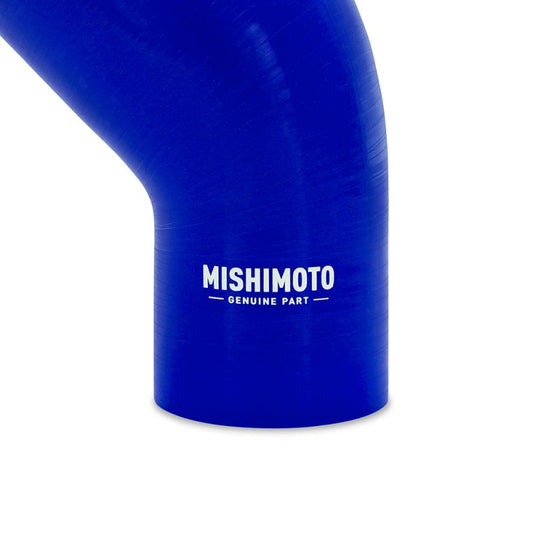 Kies-Motorsports Mishimoto Mishimoto Silicone Reducer Coupler 45 Degree 3in to 3.75in - Blue
