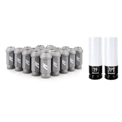 Kies-Motorsports Mishimoto Mishimoto Steel Locking Lug Nuts M14x1.5 20pc Set Silver
