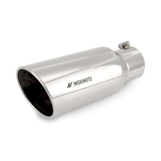 Kies-Motorsports Mishimoto Mishimoto Universal Steel Muffler Tip 5in Inlet 6in Outlet Polished