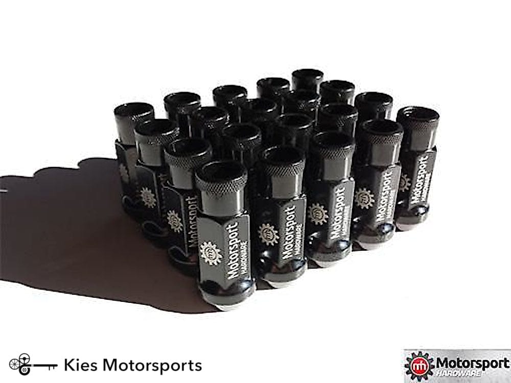 Kies-Motorsports Motorsport Hardware Motorsport Hardware 17mm Titan Cold Forged Alloy Steel Race nuts Black / 12 x 1.5
