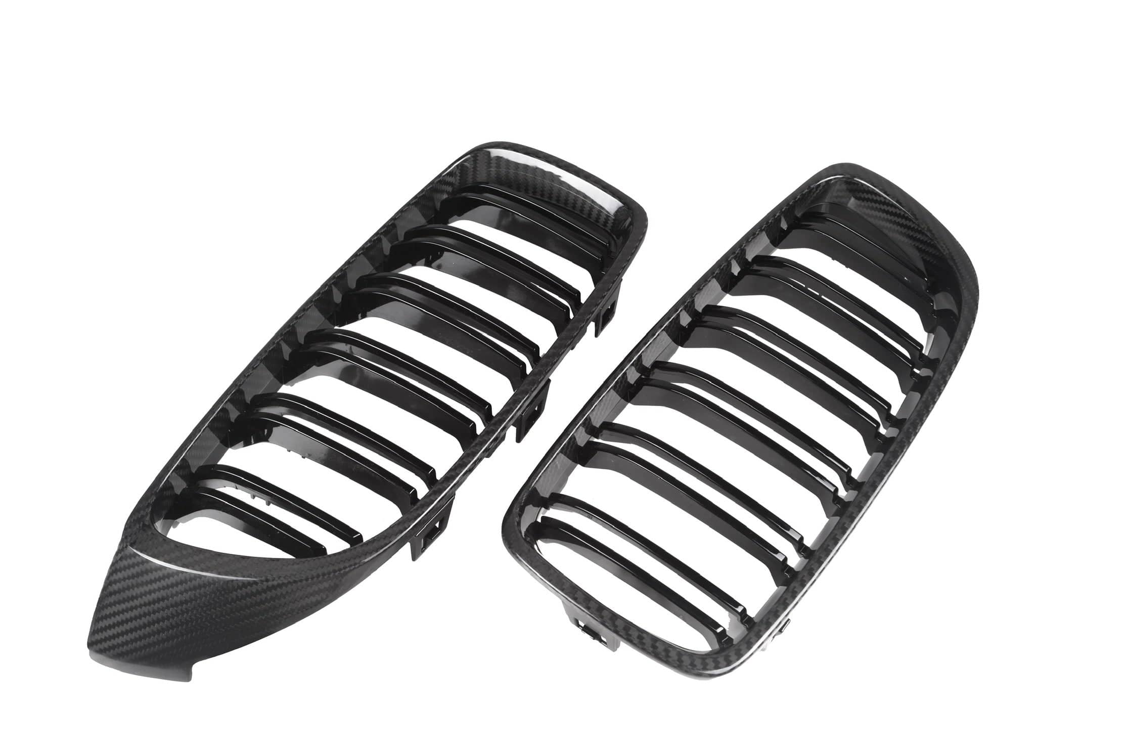 Kies-Motorsports NWCarbon Haus 4 Series/M3/M4 F3x Double Slat Dry Carbon Fiber Grill