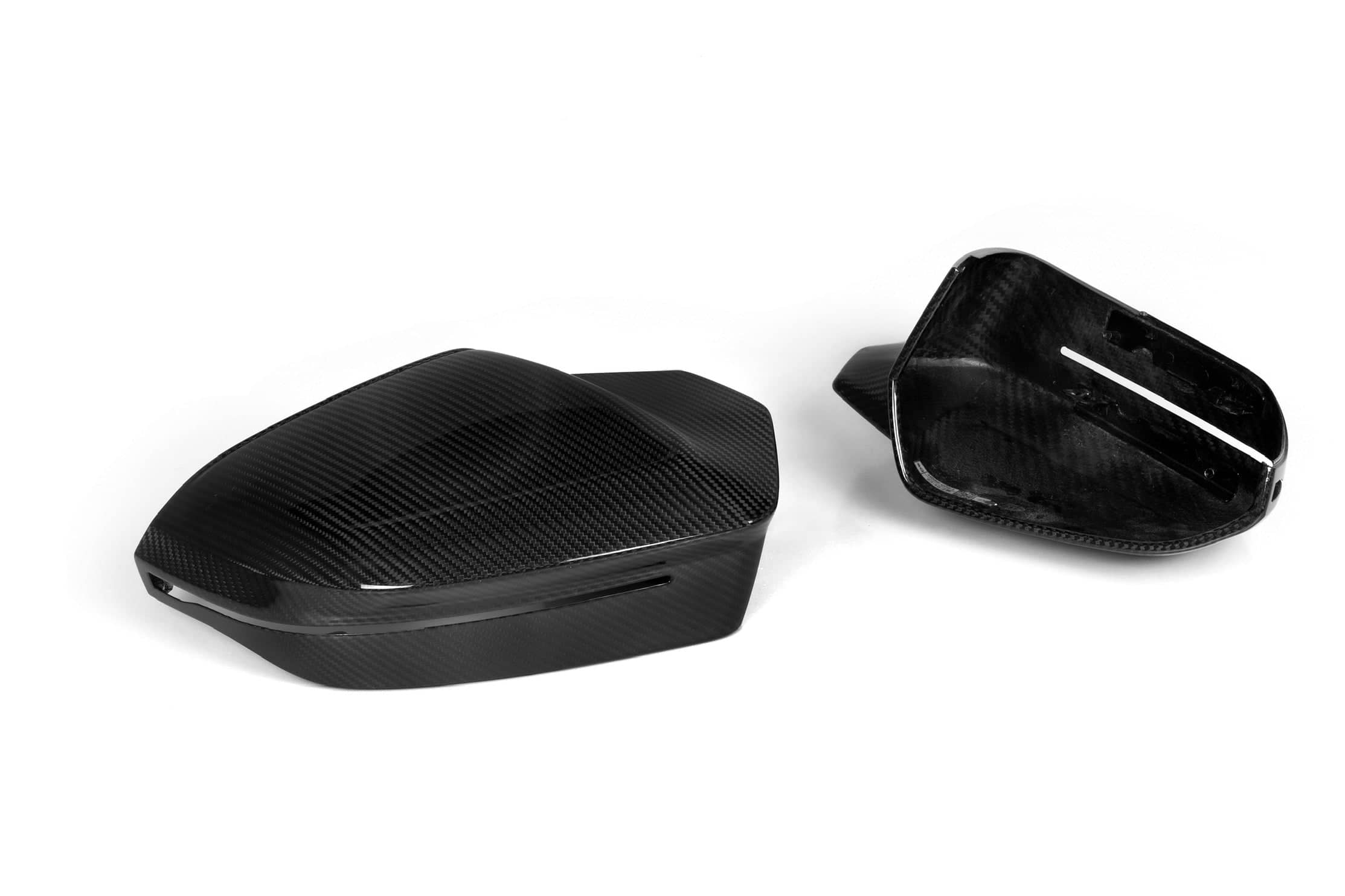 Kies-Motorsports NWCarbon Haus 5 Series G60 M5 Style Dry Carbon Fiber Mirror Cover LHD