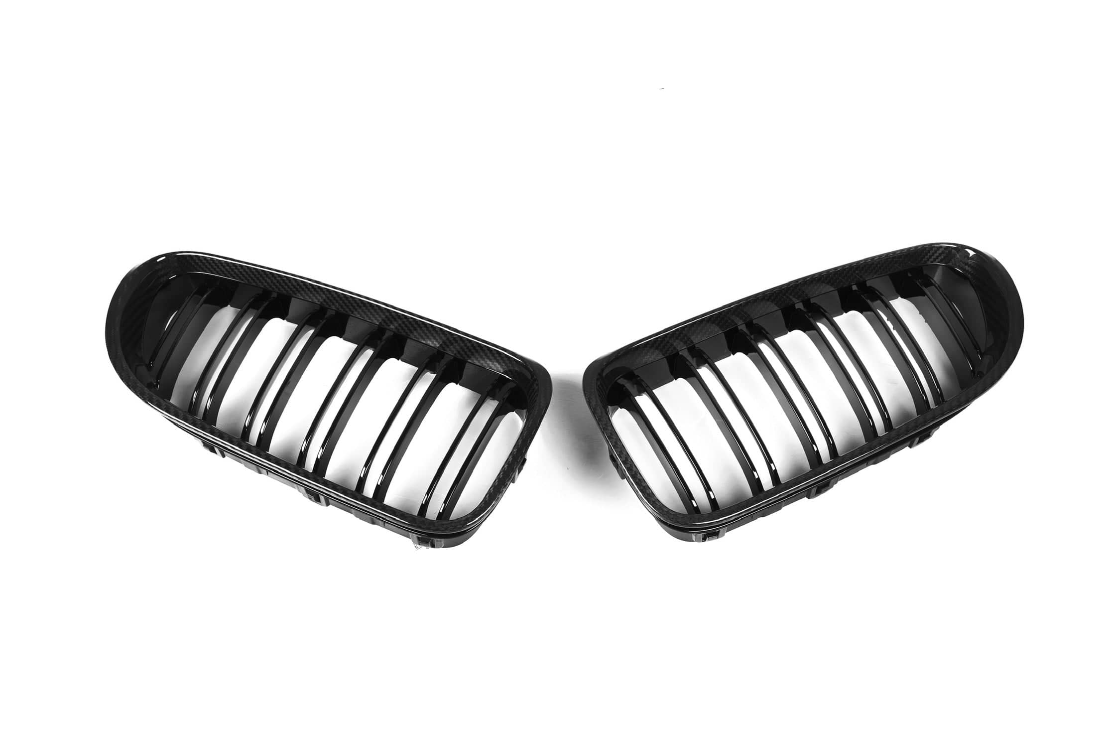Kies-Motorsports NWCarbon Haus 6 Series F06 Double Slat Dry Carbon Fiber Grill