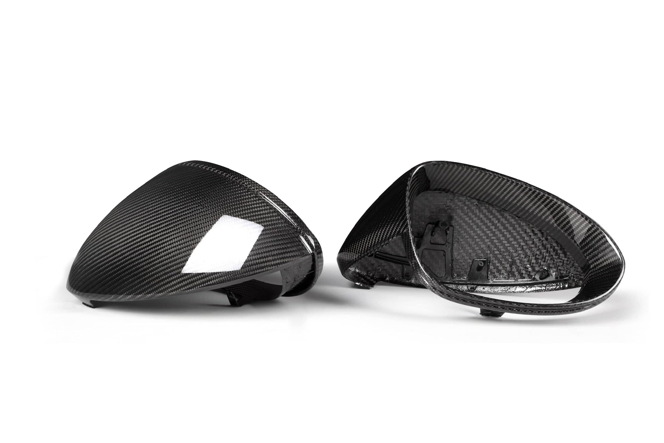 Kies-Motorsports NWCarbon Haus Cayenne 9ya OEM Style Dry Carbon Fiber Mirror Cap