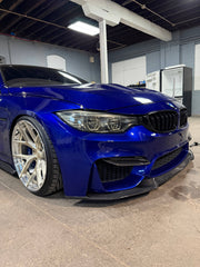 Kies-Motorsports NWCarbon Haus F8X Dry Carbon Fiber Upper Bumper Splitters