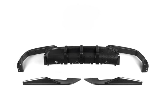 Kies-Motorsports NWCarbon Haus F93 M8 Gan Coupe SQ Style Dry Carbon Diffuser