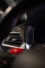 Kies-Motorsports NWCarbon Haus G8X Dry Carbon Fiber Driver Vent Trim Cover LCI and Pre-LCI