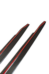 Kies-Motorsports NWCarbon Haus G8X Dry Carbon Fiber Side Skirt Extensions