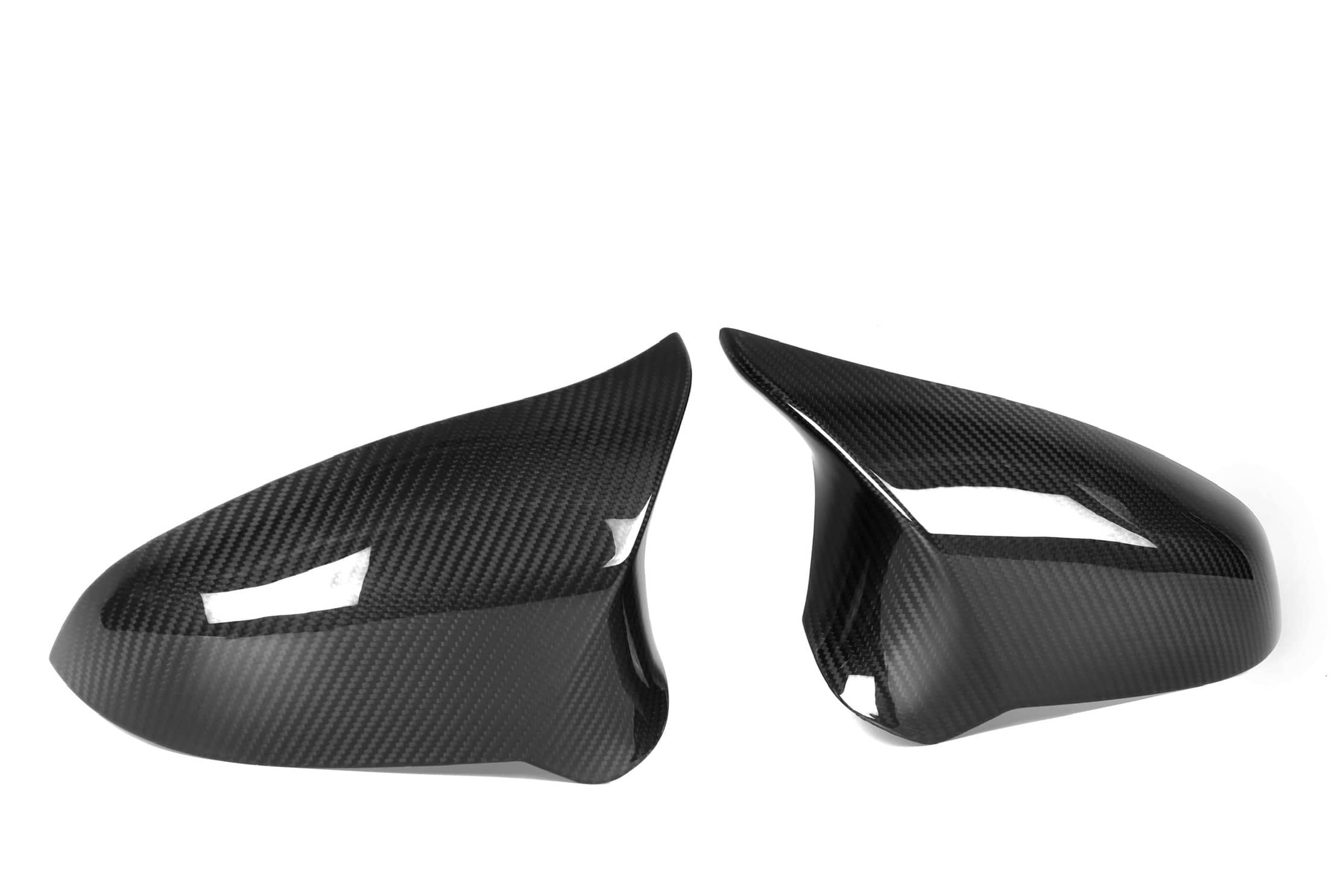 Kies-Motorsports NWCarbon Haus M2/M3/M4 F8x OEM Style Dry Carbon Fiber Mirror Cover LHD Replacements