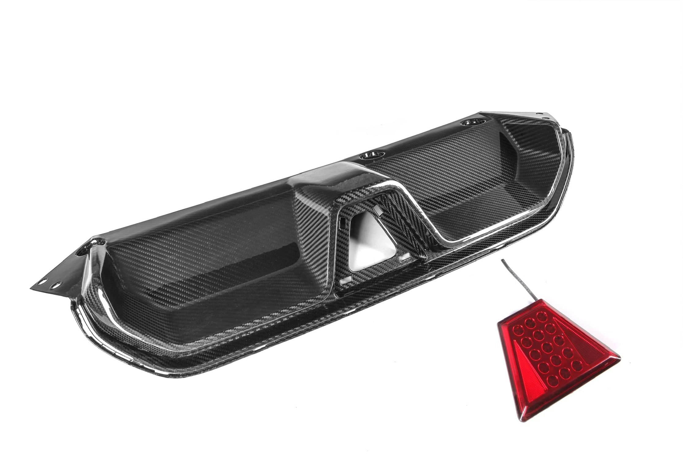 Kies-Motorsports NWCarbon Haus M5 F90 LCI CS Style Dry Carbon Fiber Diffuser With Light