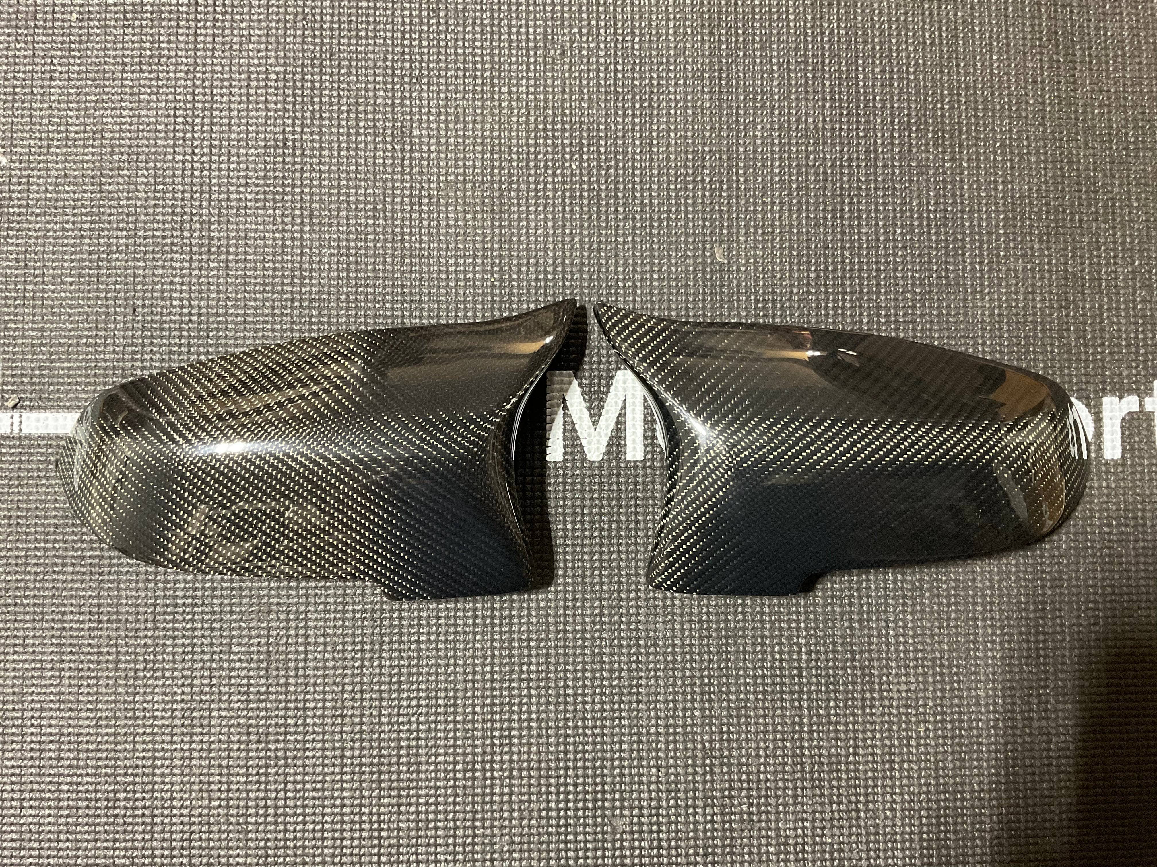 Kies-Motorsports Open Box Item OPEN BOX - BMW 2011-2016 BMW M5 (F10) M-Style Carbon Fiber Mirror Cap Replacement