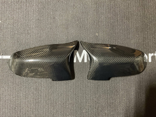 Kies-Motorsports Open Box Item OPEN BOX - BMW 2011-2016 BMW M5 (F10) M-Style Carbon Fiber Mirror Cap Replacement