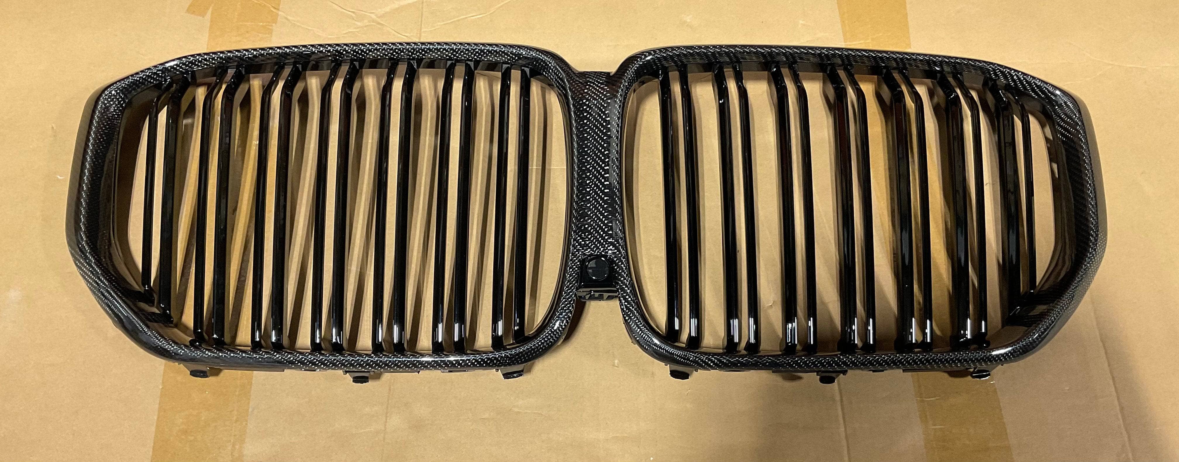 Kies-Motorsports Open Box Item OPEN BOX - BMW 2020+ G05 X5 Carbon Fiber Dual Slat Kidney Grill