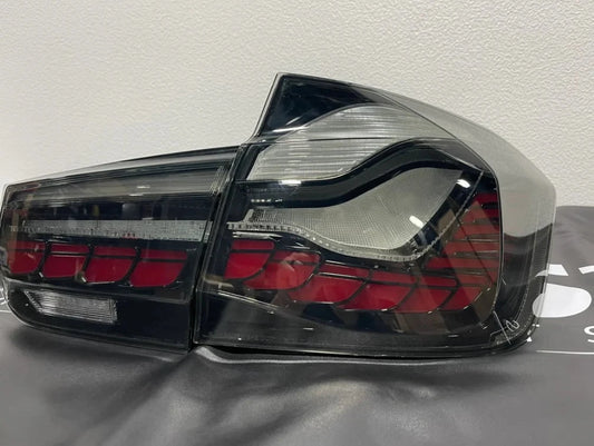 Kies-Motorsports Open Box Item **OPEN BOX** - BMW 4 Series (F32 / F33) GTS Style OLED Sequential Tail Lights Set - BLACK (READ DESCRIPTION)