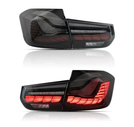 Kies-Motorsports Open Box Item **OPEN BOX** - BMW 4 Series (F32 / F33) GTS Style OLED Sequential Tail Lights Set - BLACK (READ DESCRIPTION)