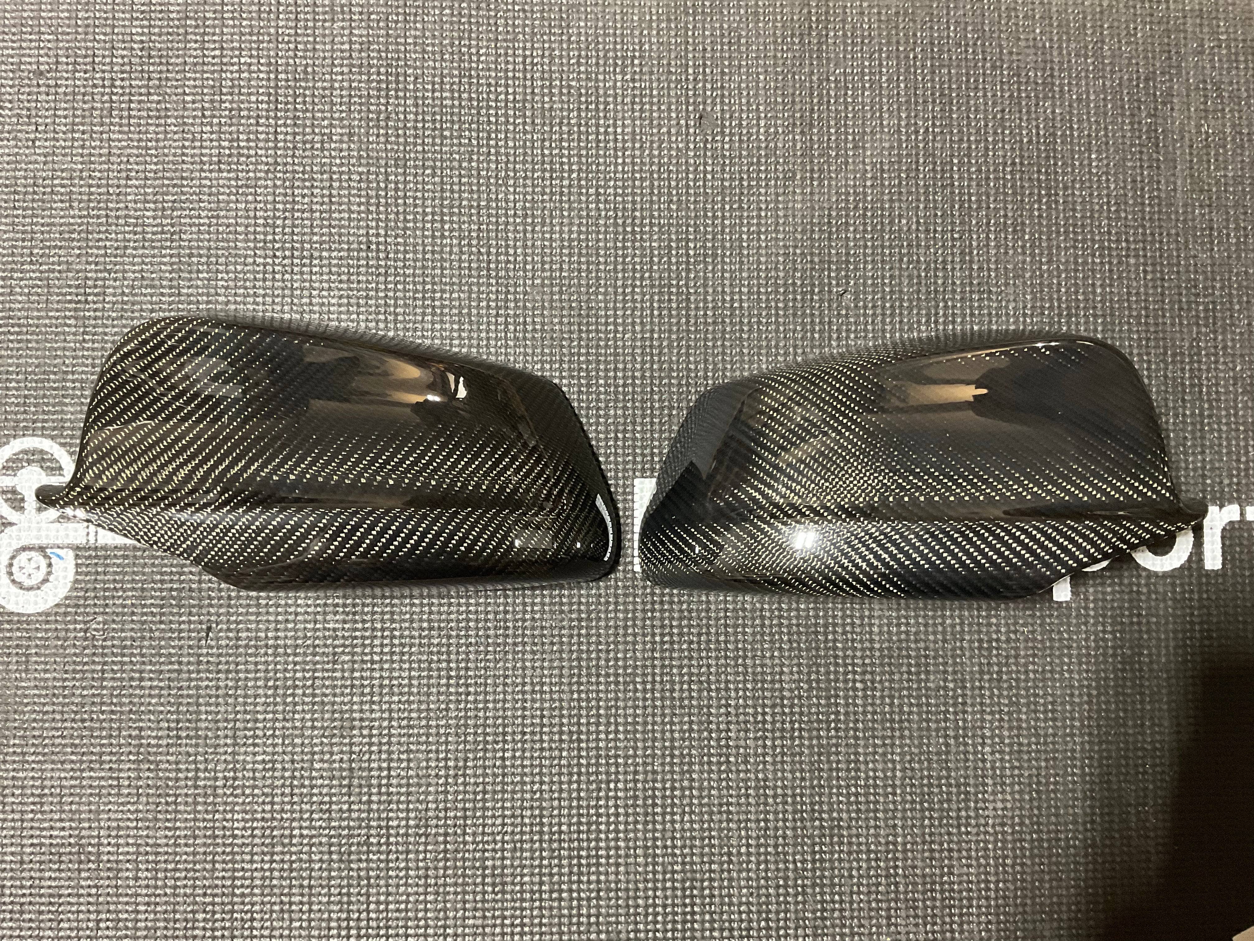 Kies-Motorsports Open Box Item OPEN BOX - BMW 5 Series F10 (2010-2013) Pre-LCI Wet Carbon Fiber Mirror Caps