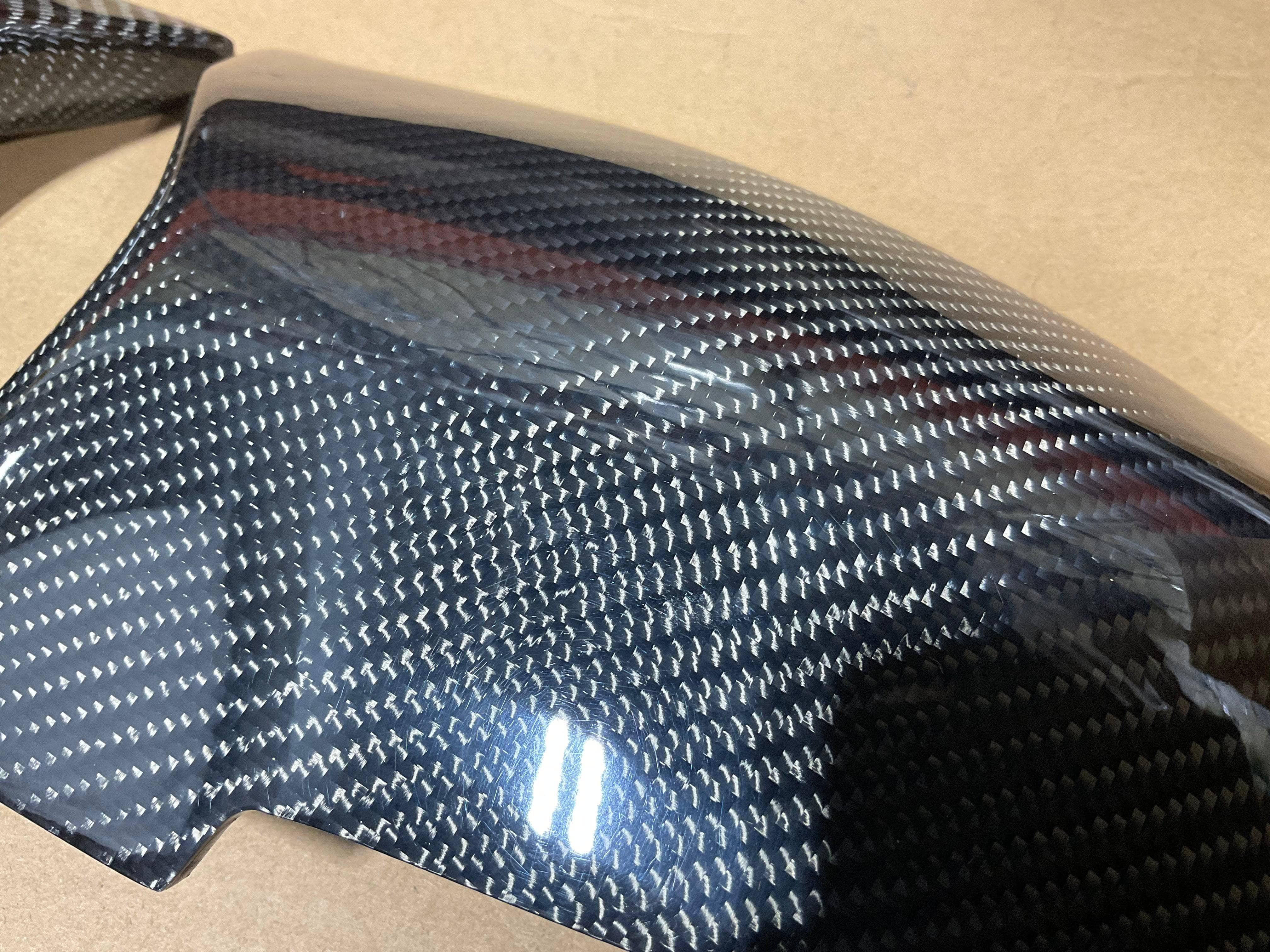 Kies-Motorsports Open Box Item OPEN BOX - BMW F10/F01/F13 Wet Carbon Fiber (Gloss) Mirror Cap Repalcments