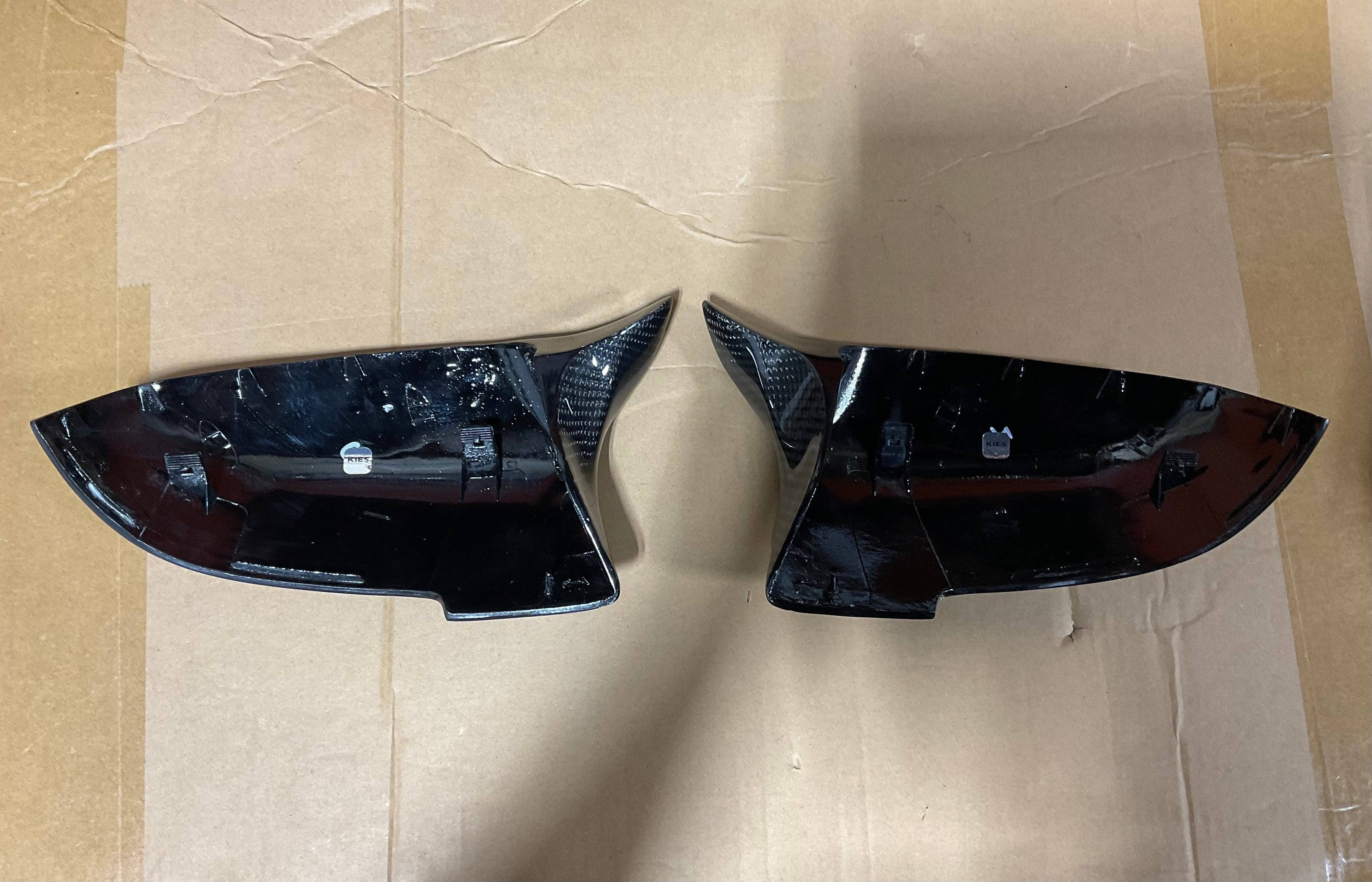 Kies-Motorsports Open Box Item OPEN BOX - BMW F10/F13/F01 5 Series M5 2011-2016 M-Style Wet Carbon Fiber Mirror Cap Replacements