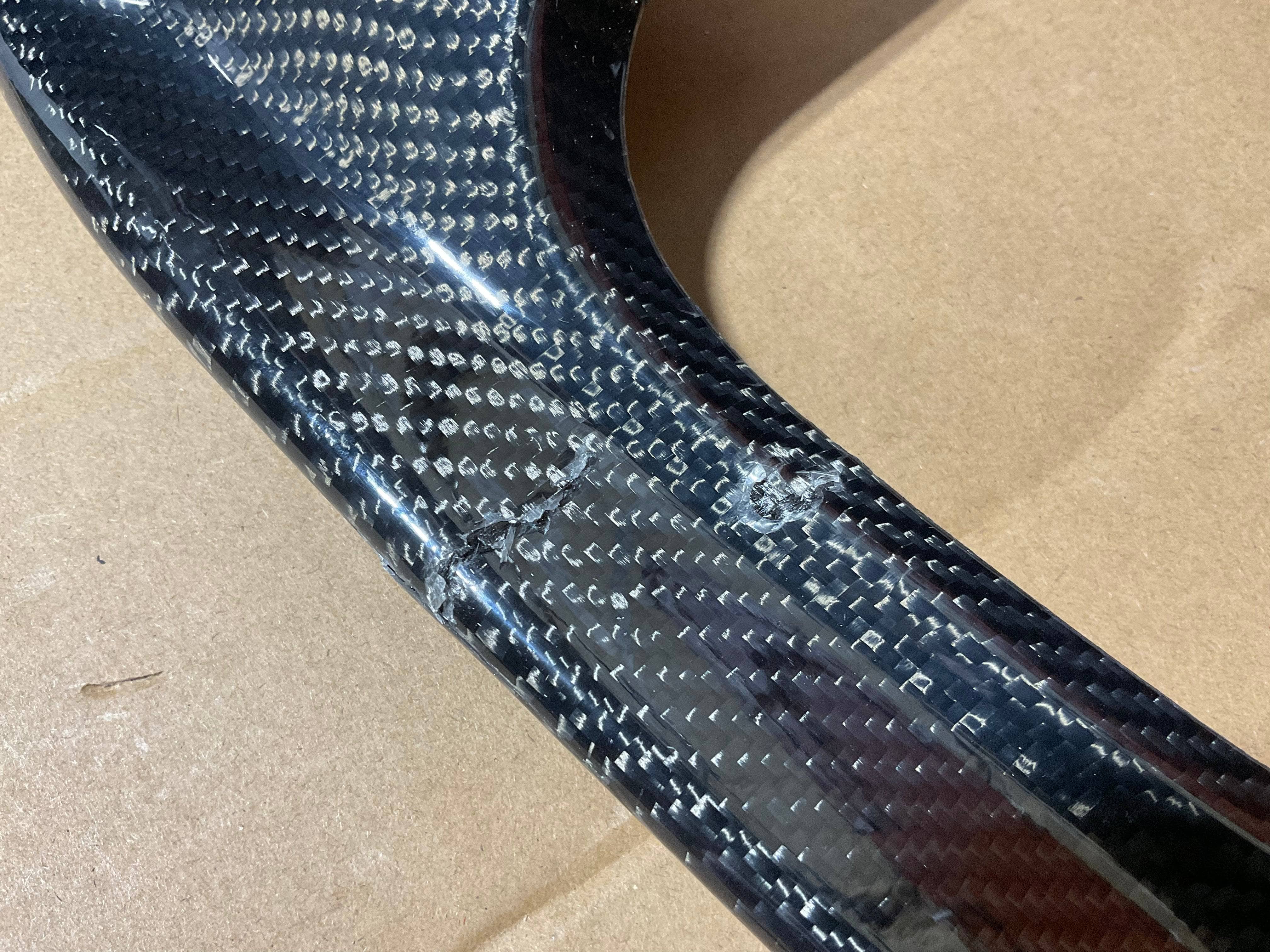 Kies-Motorsports Open Box Item OPEN BOX - BMW F30 328i/330i Carbon Fiber Rear Diffuser (Cracked)