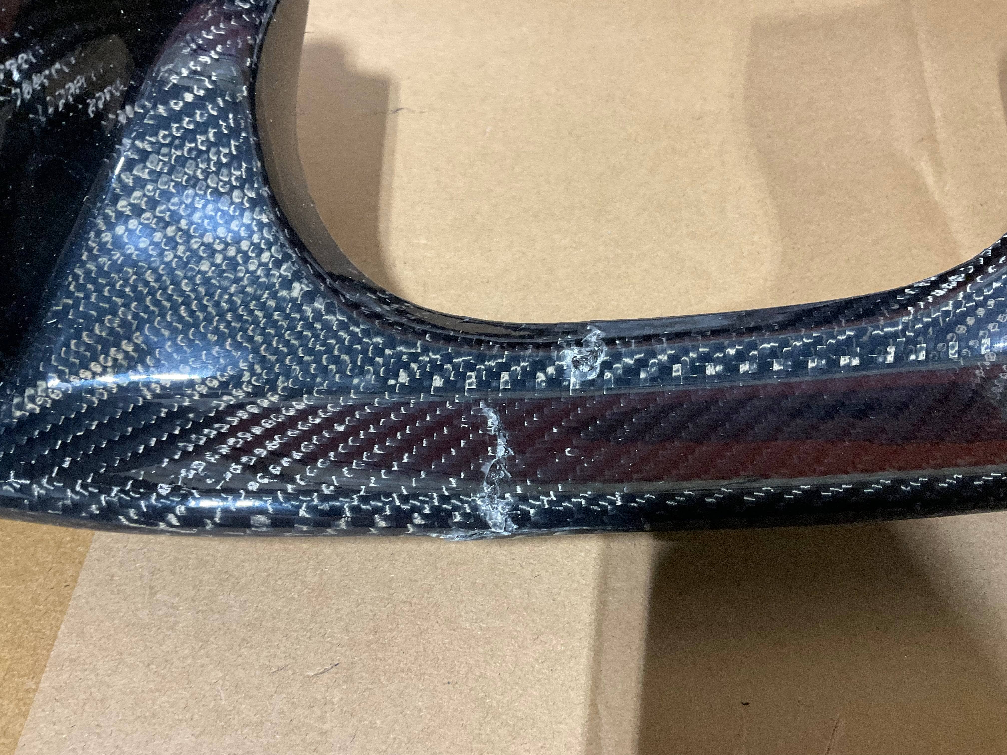 Kies-Motorsports Open Box Item OPEN BOX - BMW F30 328i/330i Carbon Fiber Rear Diffuser (Cracked)