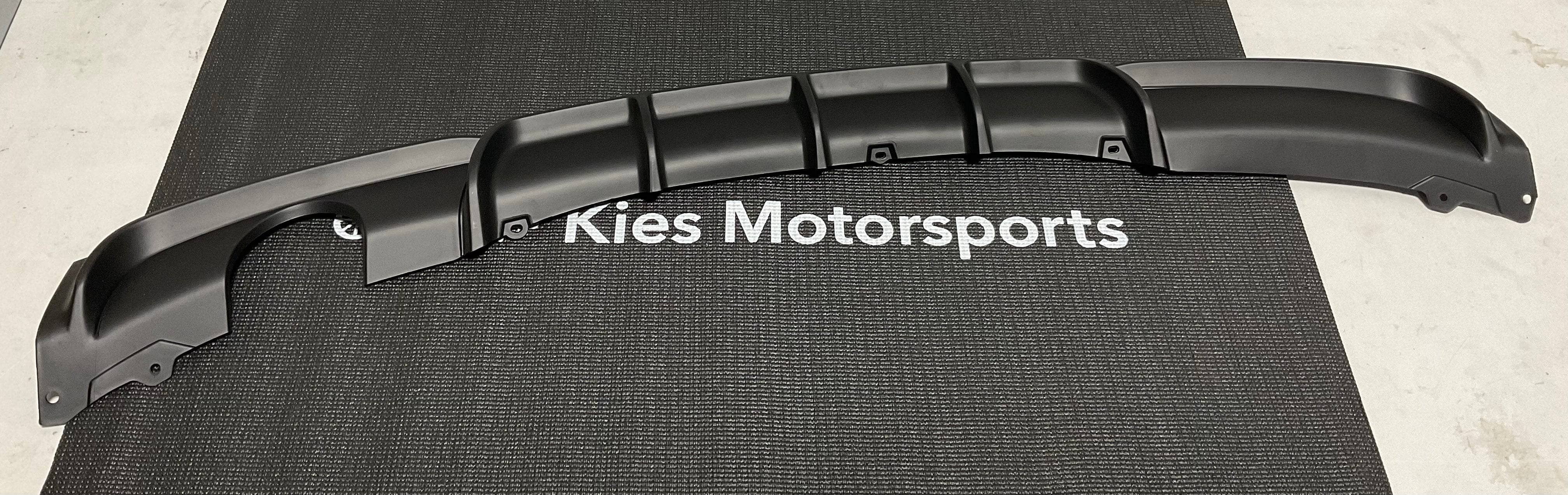 Kies-Motorsports Open Box Item OPEN BOX - BMW F30 328i Black Plastic Rear Diffuser