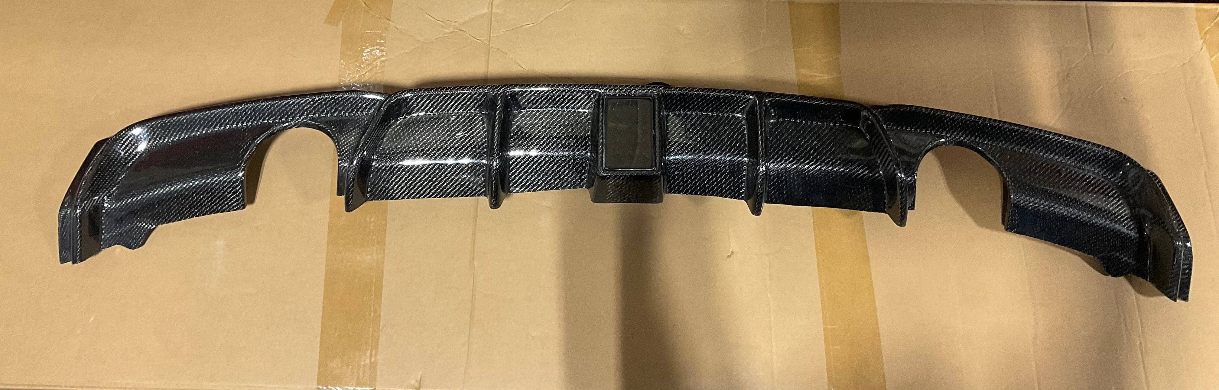 Kies-Motorsports Open Box Item OPEN BOX - BMW F30 335i Carbon Fiber Rear Diffuser with Brake Light