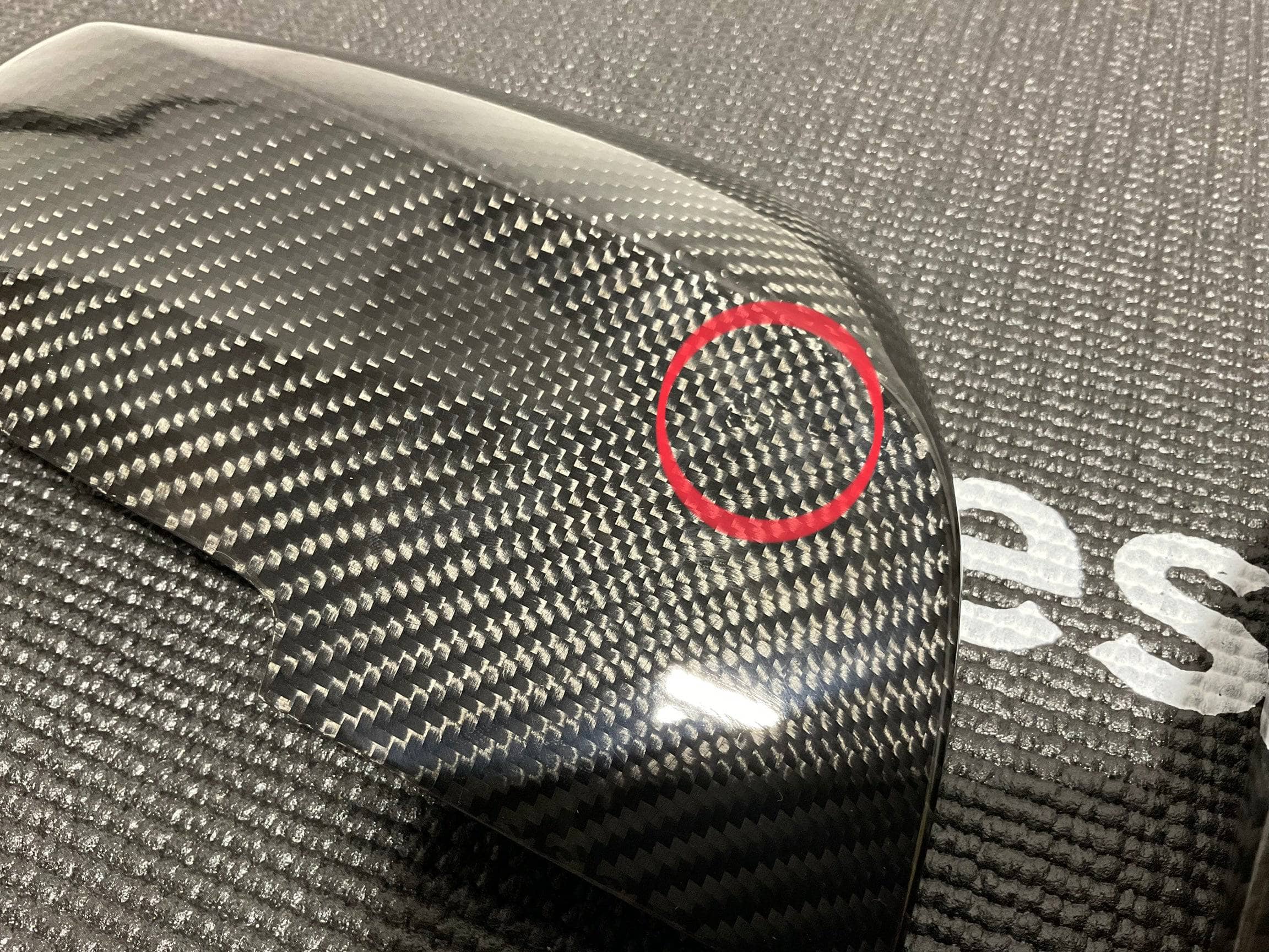 Kies-Motorsports Open Box Item OPEN BOX - BMW F30 Dry Carbon Fiber OEM Style Mirror Cap Replacements