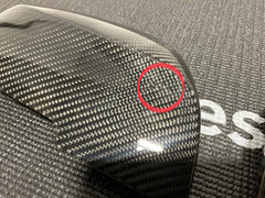 Kies-Motorsports Open Box Item OPEN BOX - BMW F30 Dry Carbon Fiber OEM Style Mirror Cap Replacements