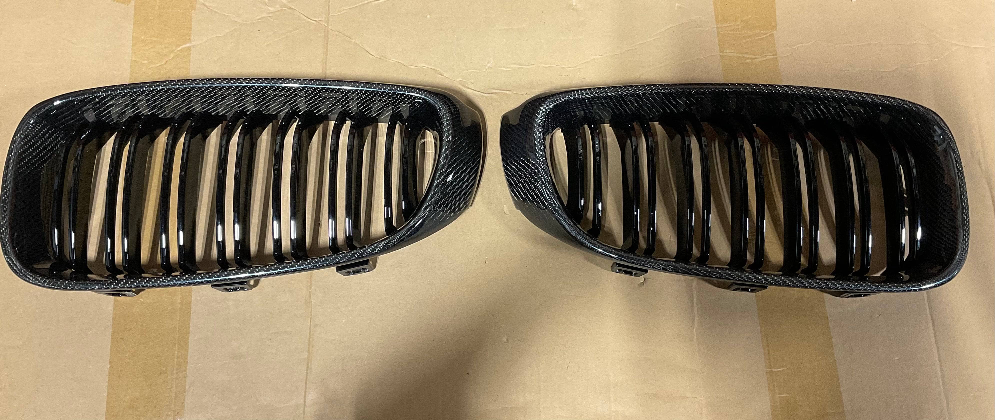 Kies-Motorsports Open Box Item OPEN BOX - BMW F34/3 Series GT Carbon Fiber Kidney Grill Replacments