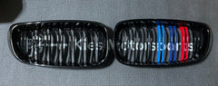 Kies-Motorsports Open Box Item OPEN BOX - BMW F34 3GT Gloss Black “M” Colors Kidney Grills (New)