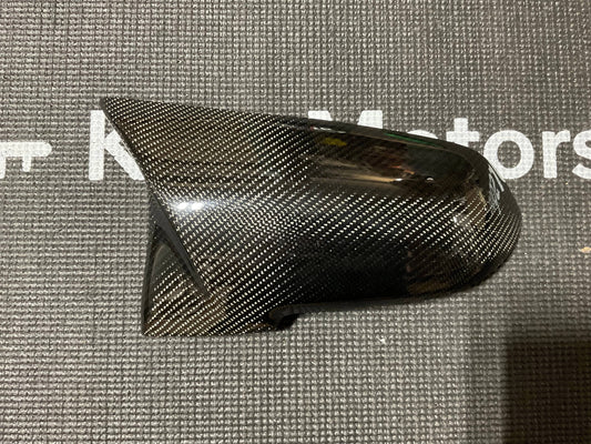 Kies-Motorsports Open Box Item OPEN BOX - BMW F3X Dry Carbon Fiber Mirror Cap Replacement (Drivers Side ONLY)