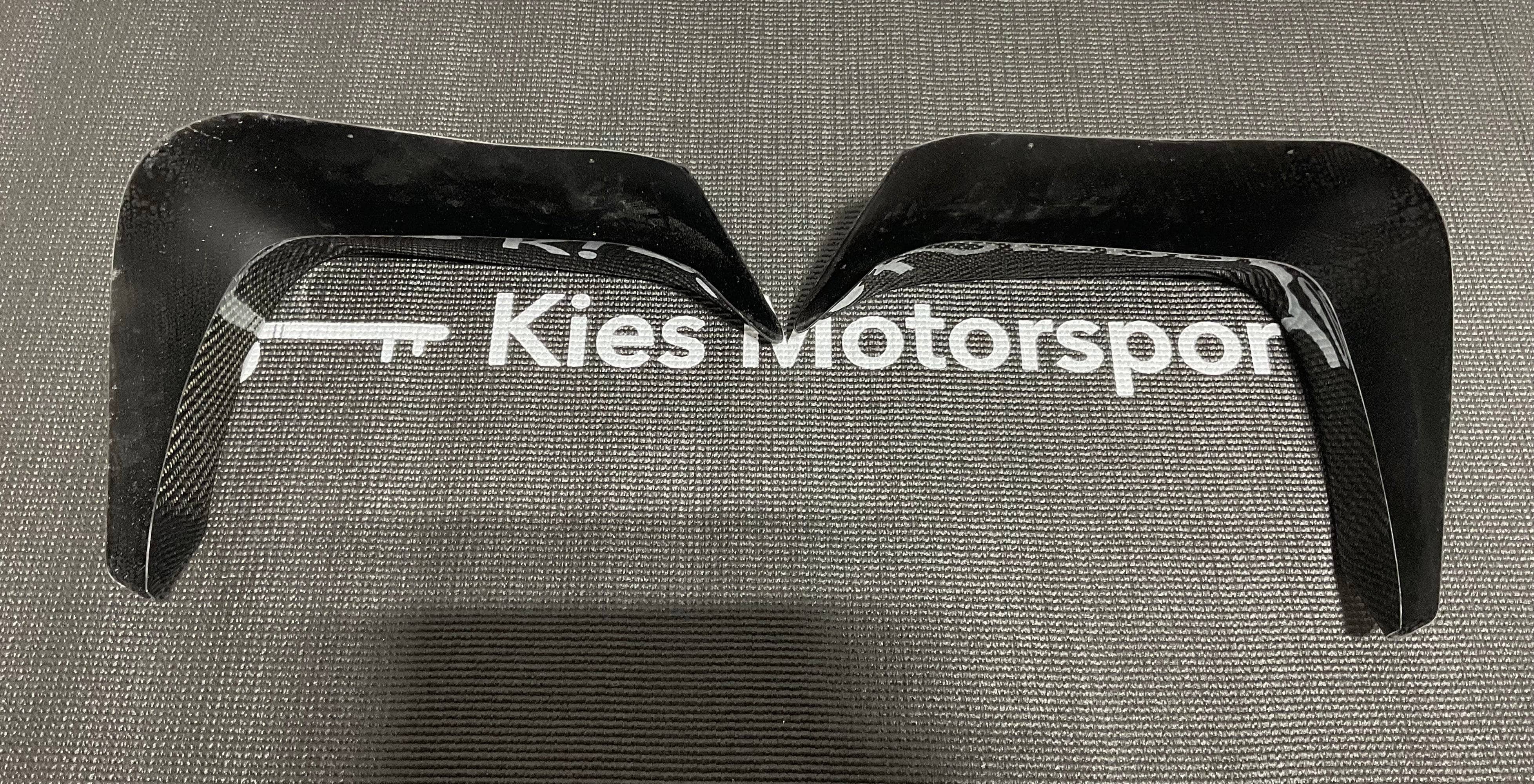 Kies-Motorsports Open Box Item OPEN BOX - BMW F80 Carbon Fiber (Gloss) Front Bumper Splitter Covers