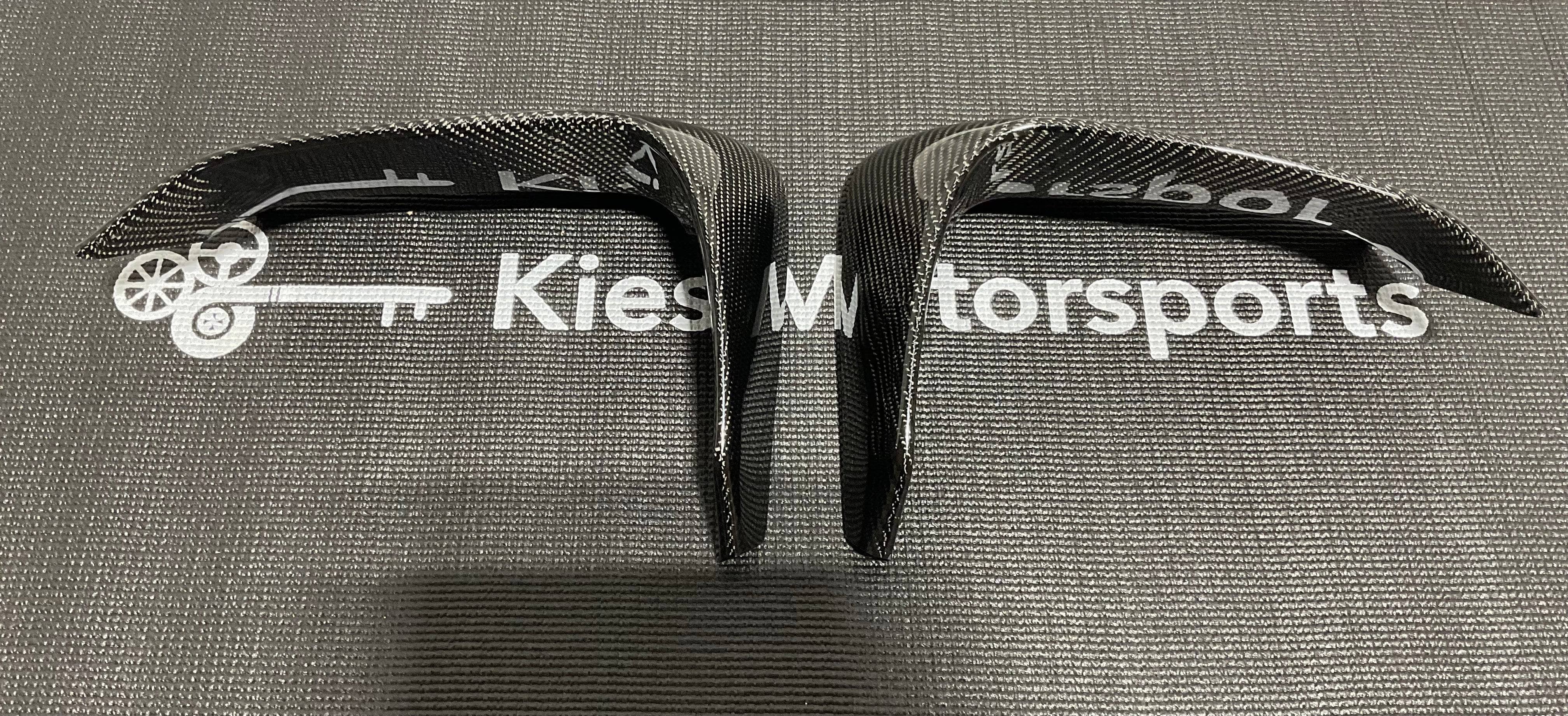 Kies-Motorsports Open Box Item OPEN BOX - BMW F80 Carbon Fiber (Gloss) Front Bumper Splitter Covers