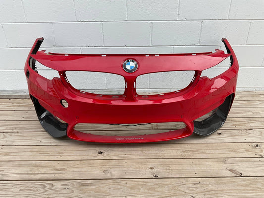 Kies-Motorsports Open Box Item OPEN BOX - BMW F80 M3 Front Bumper (Ferrari Red) w/ PDC Sensors (PICK UP ONLY)