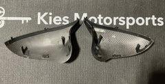 Kies-Motorsports Open Box Item OPEN BOX - BMW F8X Dry Carbon Fiber Mirror Cap Replacements (Gloss Finish)