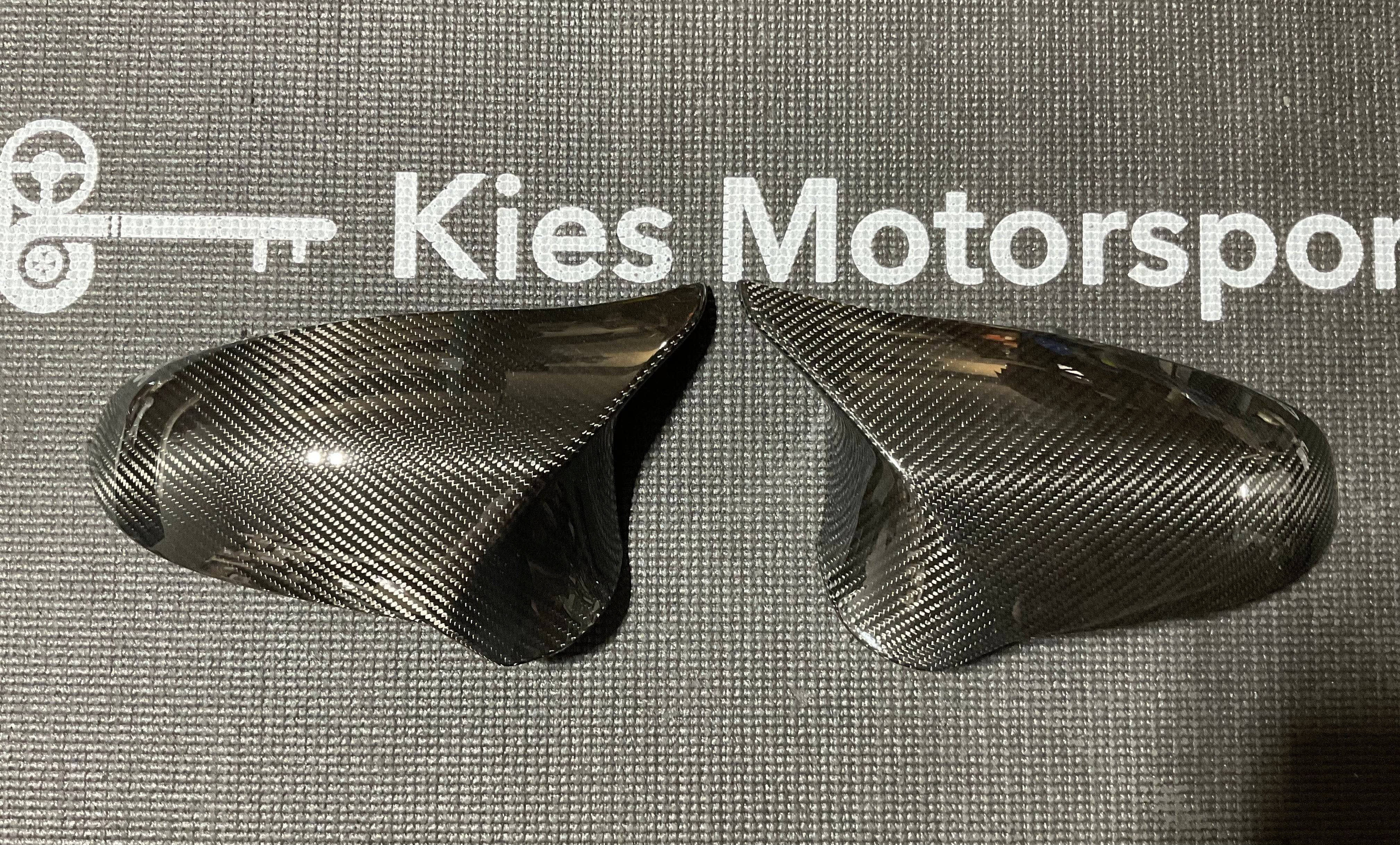 Kies-Motorsports Open Box Item OPEN BOX - BMW F8X Dry Carbon Fiber Mirror Cap Replacements (Gloss Finish)