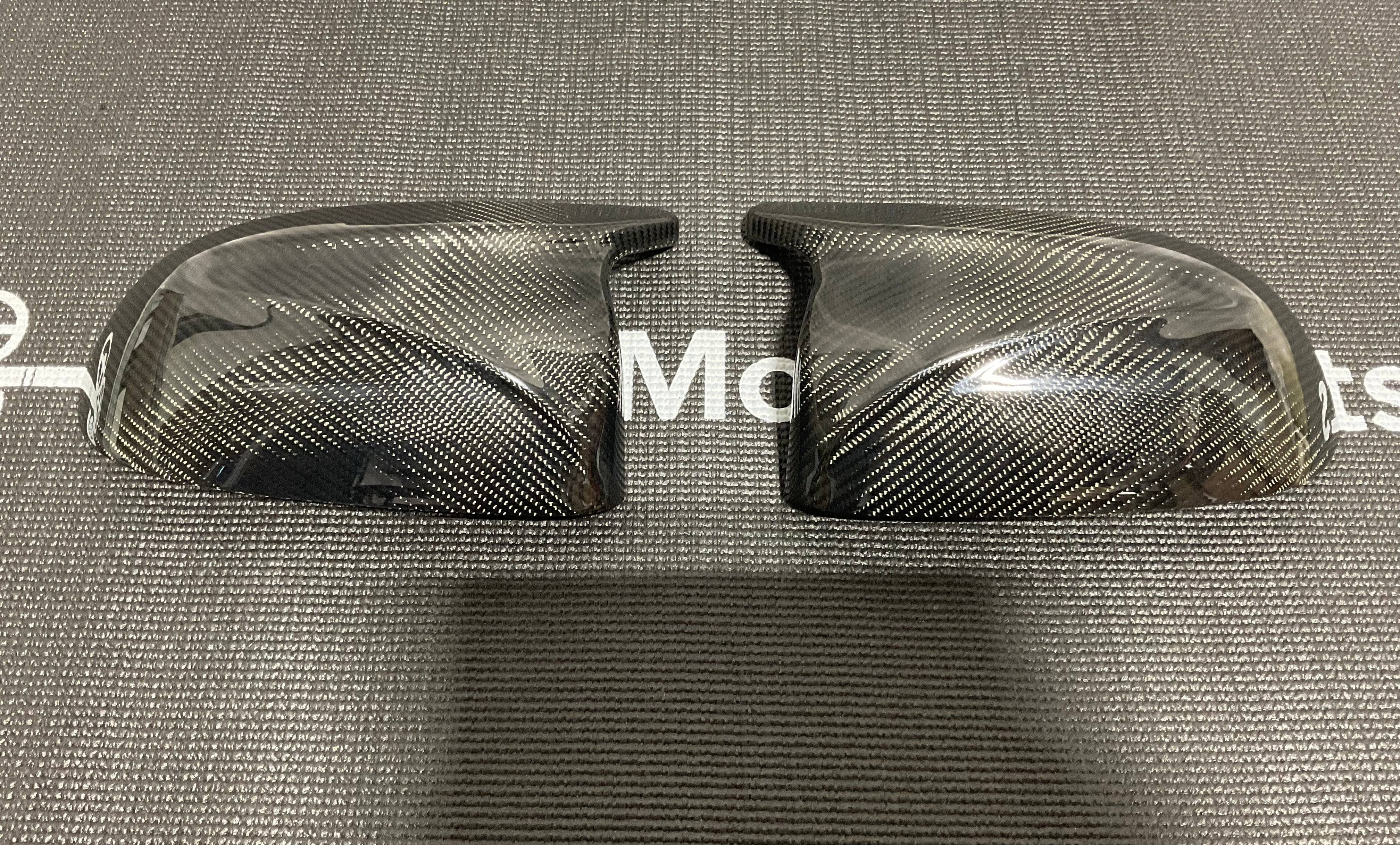 Kies-Motorsports Open Box Item OPEN BOX - BMW G01 X3/G02 X4 Wet Carbon Fiber (Gloss) M-Style Mirror Cap Replacements