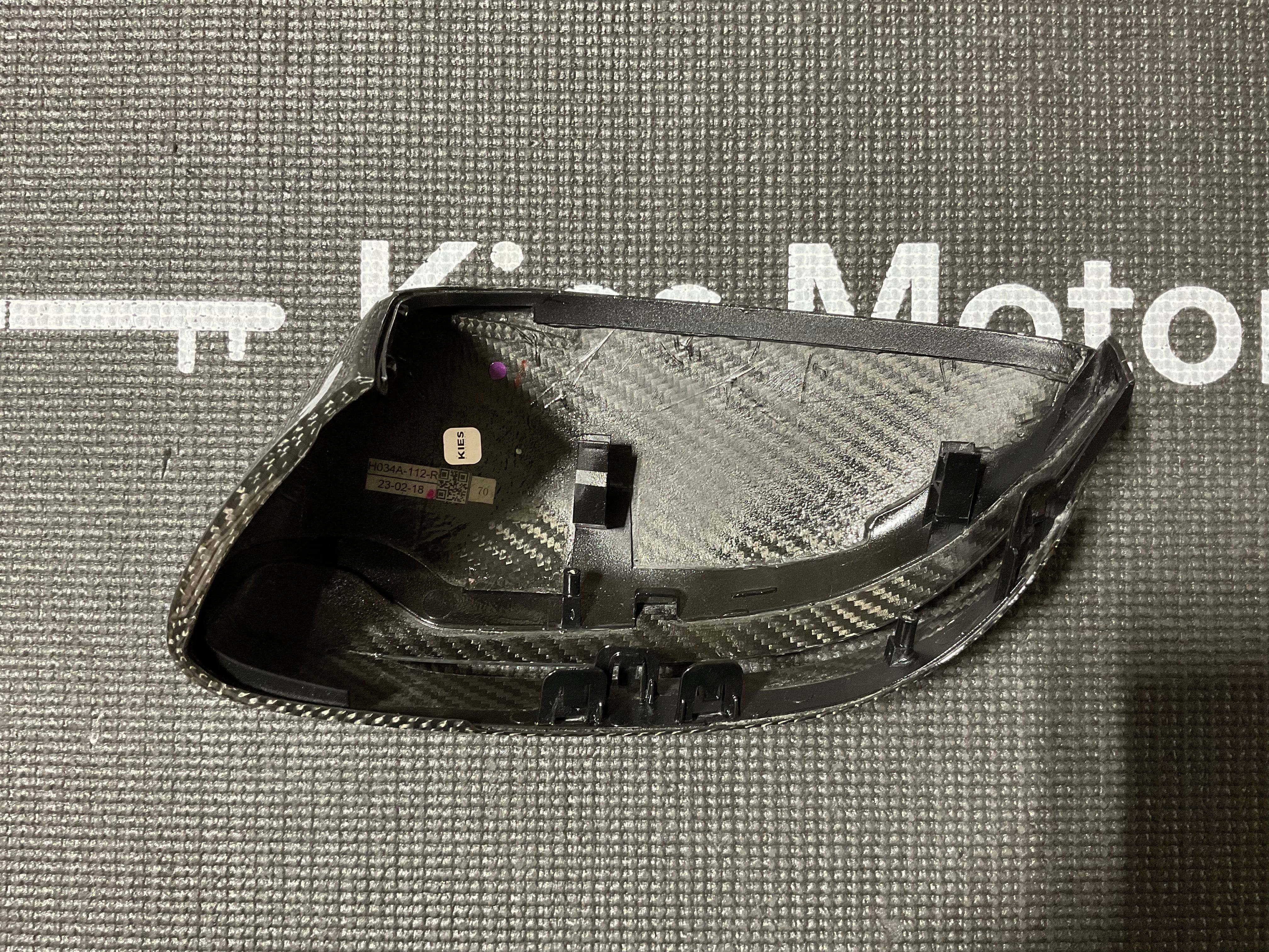 Kies-Motorsports Open Box Item OPEN BOX - BMW G20 OEM Style Carbon Fiber Mirror Cap Replacement (Passenger Side ONLY)