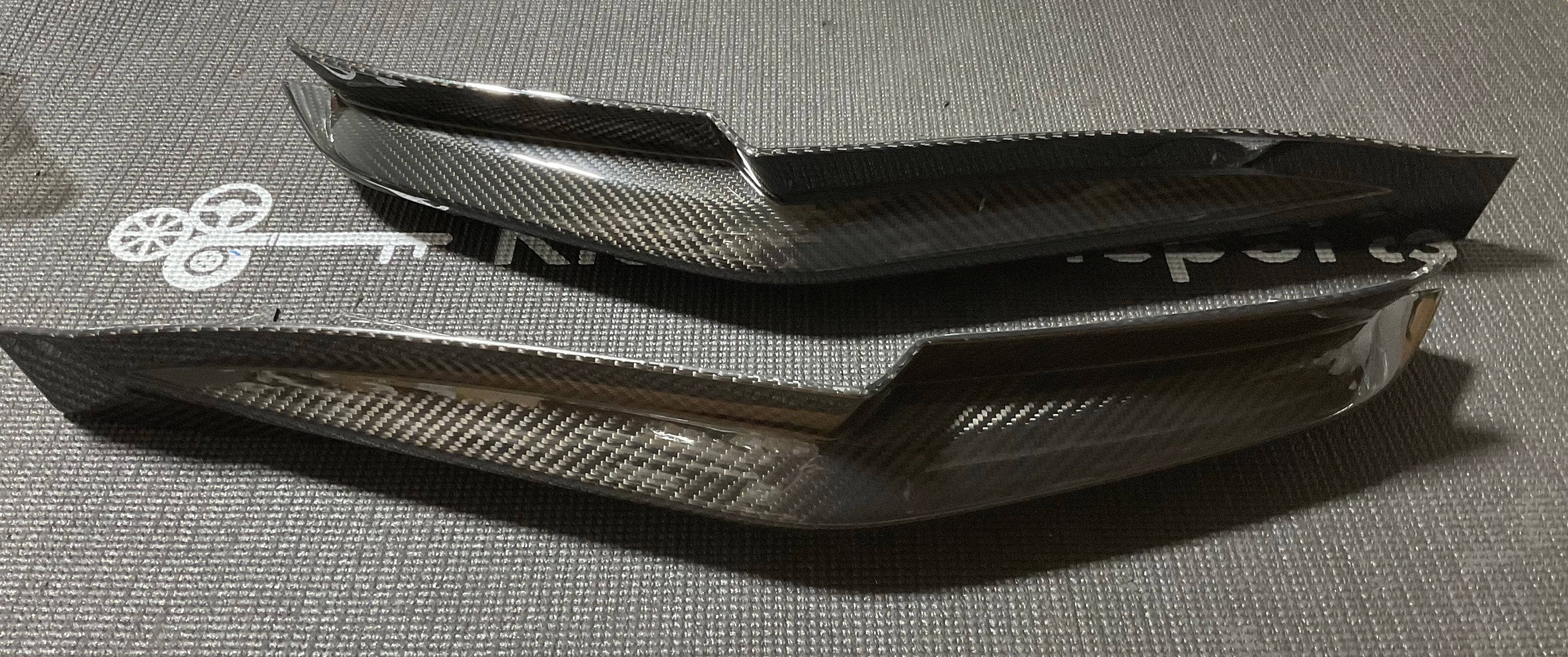 Kies-Motorsports Open Box Item OPEN BOX - BMW G82 M4 Dry Carbon Fiber OEM Style Rear Bumper Splitters Overlays