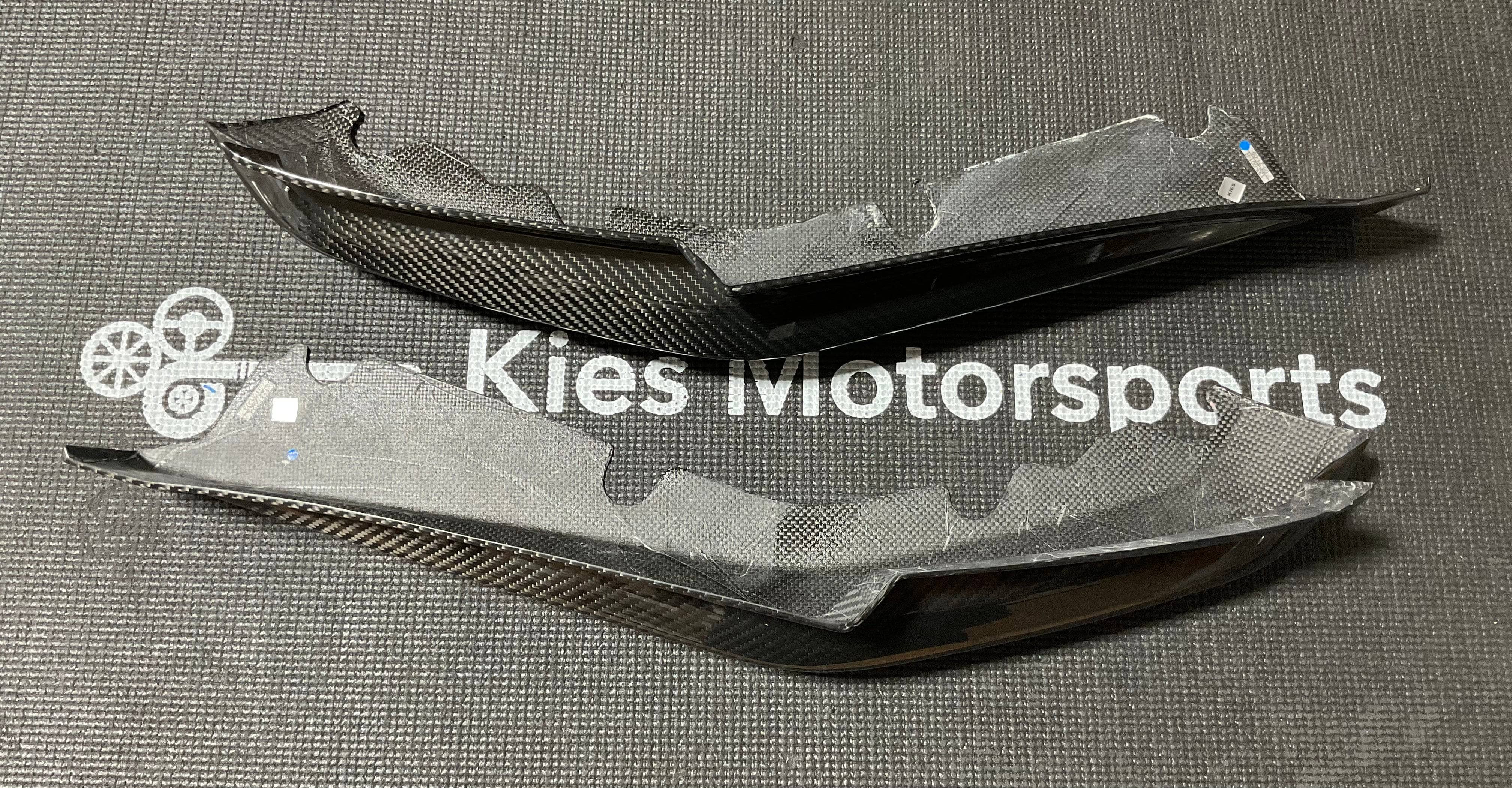 Kies-Motorsports Open Box Item OPEN BOX - BMW G82 M4 Dry Carbon Fiber OEM Style Rear Bumper Splitters Overlays