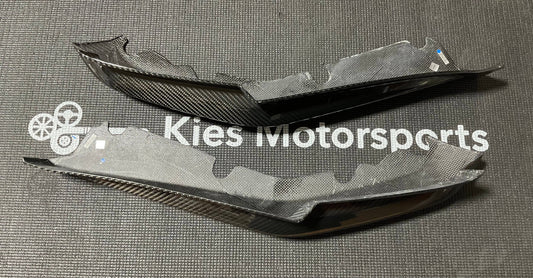 Kies-Motorsports Open Box Item OPEN BOX - BMW G82 M4 Dry Carbon Fiber OEM Style Rear Bumper Splitters Overlays