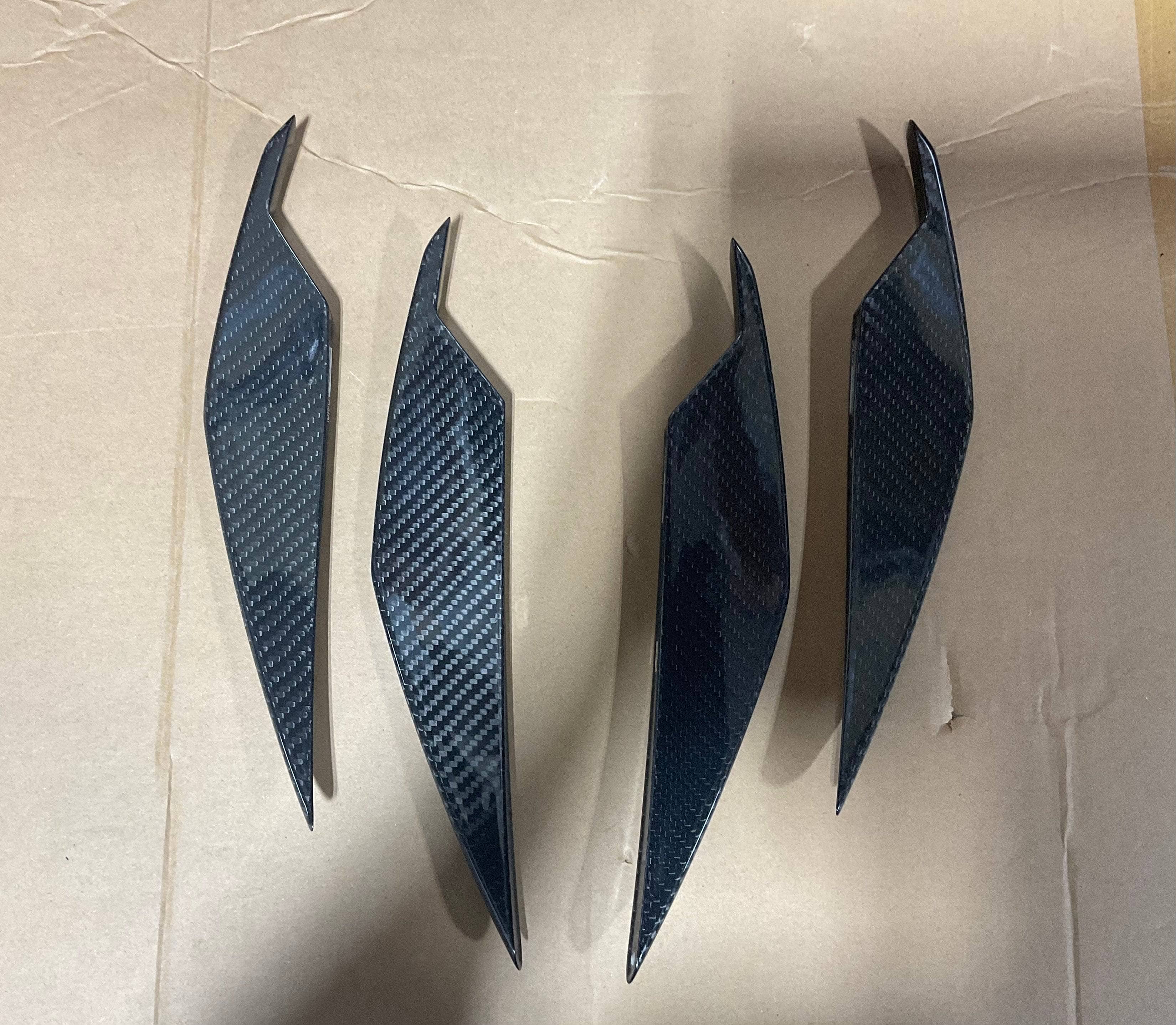 Kies-Motorsports Open Box Item OPEN BOX - BMW G8X AC-Style Carbon Fiber Canards