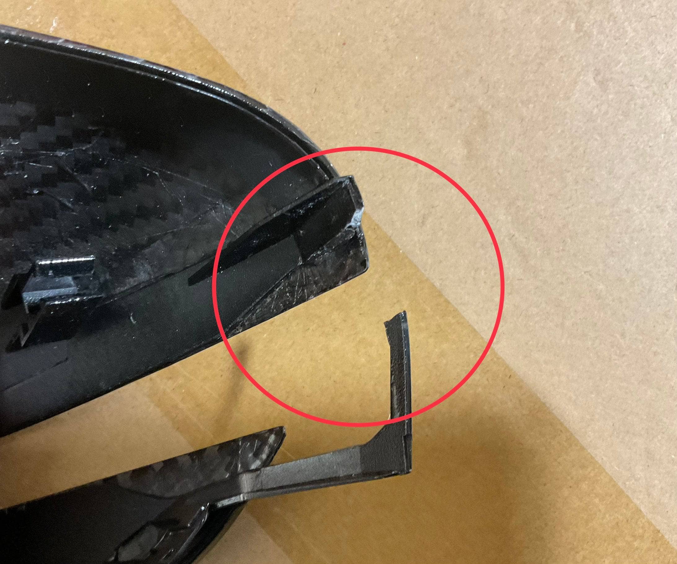 Kies-Motorsports Open Box Item OPEN BOX - BMW G8X Dry Carbon Fiber Mirror Cap Replacements (One Side Broken)